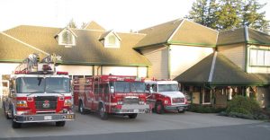 Firetrucks at Sooke Fire Hall #1 ~ Dec 2014 by West Shore Voice News