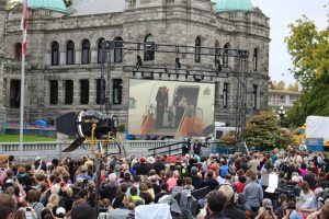 About 15,000 people gathered at the BC Legislature on Sept 24, 2016 for Royal Tour Official Welcome. Photo by West Shore Voice News