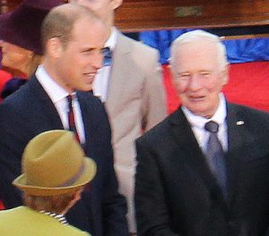 Governor General David Johnston & Mrs Johnston with Prince William: Official Welcome for the Duke & Duchess of Cambridge at the BC Legislature, Sept 24, 2016. WEST SHORE VOICE NEWS photo.