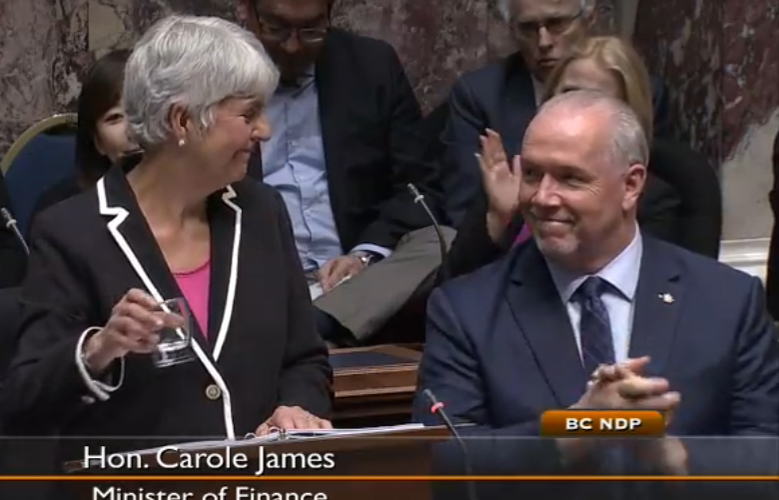 Carole James, finance minister