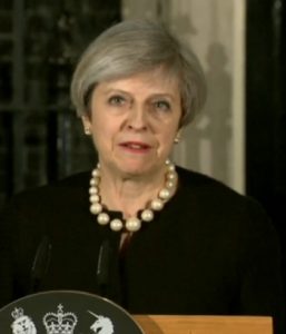 British Prime Minister Theresa May standing firm against terrorism [live stream March 22 2017]