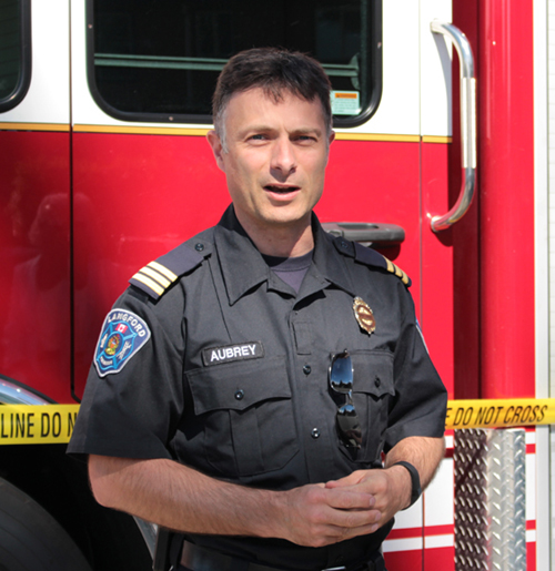 Chris Aubrey, fire chief