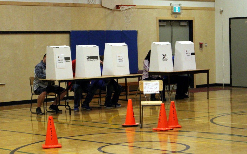 voting station, youth vote