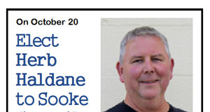 Herb Haldane back in the limelight herb haldane, sooke, 2018 municipal election