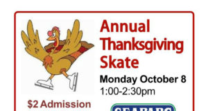 Thanksgiving Skate at SEAPARC: Monday October 8 SEAPARC, thanksgiving skate
