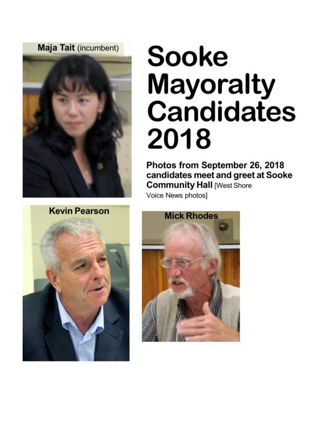 sooke, mayoralty candidates