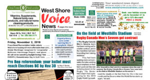 WSV – Pro-Rep Ballot Edition – November 2, 2018 november 2, west shore voice news