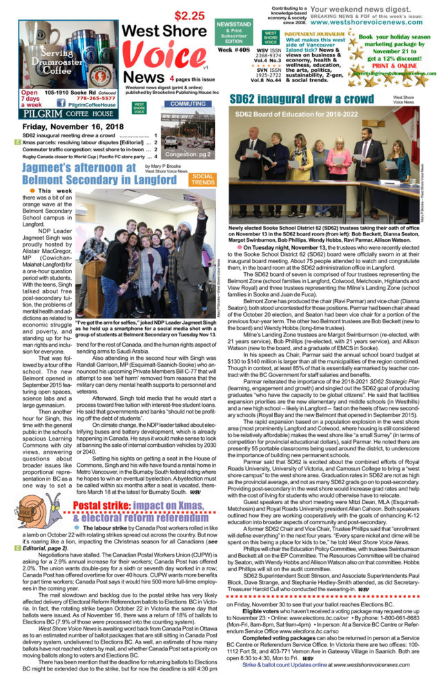 west shore voice news, pdf edition