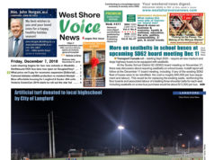 WSV – Langford Turf Donation Issue – December 7, 2018 west shore voice news
