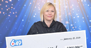 Sooke resident becomes a millionaire overnight BC Lottery Corporation, million dollar winner, 649 draw, sooke