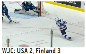 Finland vs USA, gold, world juniors
