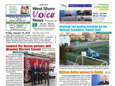 WSV – Langford Fire & Wounded Warriors Issue – January 18, 2019 West Shore Voice News
