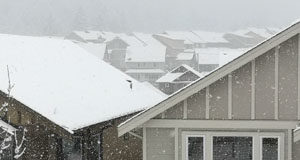 West shore weather: heavy snowfall started mid-morning February 8 snowfall, snowday, west shore, langford