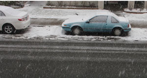 Heavy snowfall tonight into Tuesday snowfall, snowy street, west shore