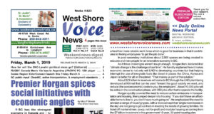 WSV – ‘Social Policy is Economic Policy’ Issue – March 1, 2019 West Shore Voice News, March 1 2019