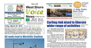 WSV – Spring Break Issue – March 22, 2019 West Shore Voice News, spring break, cover