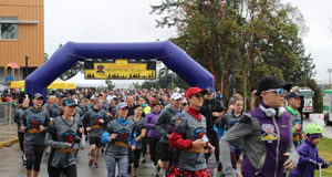 Rainy day run for Sarah Beckett Sarah Beckett Memorial Run, April 13 2019