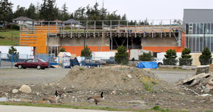 Construction for 600 more seats underway at Royal Bay Secondary Royal Bay Secondary, April 2019