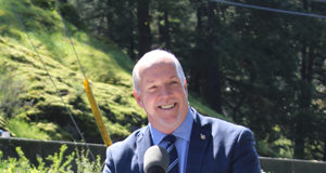 Horgan delivers for Sooke: Highway 14 to be widened near 17-Mile Premier John Horgan, Highway 14