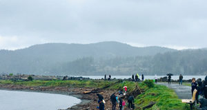 Earth Day highlighted by Trudeau & Horgan beach cleanup, Sooke, Whiffin Spit, Surfrider Vancouver Island