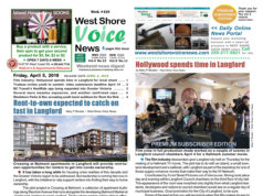 WSV – Hollywood Comes to Langford Issue – April 5, 2019 West Shore Voice News, April 5 2019