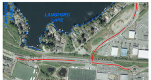 Traffic advisory for Langford stadium area for Sunday April 28 traffic, Langford Parkway, Westhills Stadium, April 28