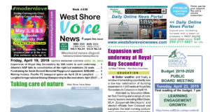 WSV – Earth Day & Easter Weekend Issue – April 19, 2019 West Shore Voice News, April 19 2019, Earth Day, Easter