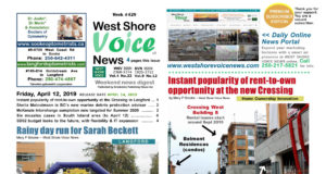 WSV – Rainy Day Run for Beckett Issue – April 12, 2019 West Shore Voice News, April 12 2019