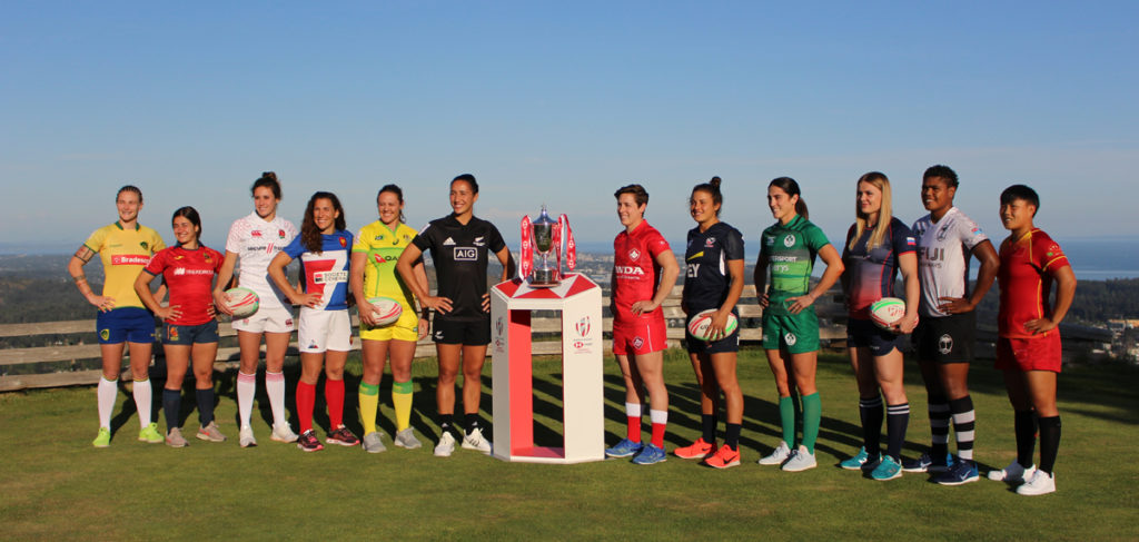 Rugby Women's Sevens, Captains Photo, May 8 2019, Bear Mountain, West Shore Voice News