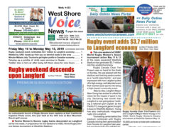 WSV – Rugby weekend generates $3.7 million for Langford – May 10 to 13, 2019 West Shore Voice News, May 10 to 13, 2019