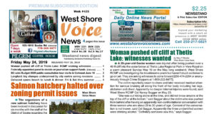 WSV – ‘Looking ahead to Week of May 27’ – May 24, 2019 Issue West Shore Voice News, cover image, May 24 2019