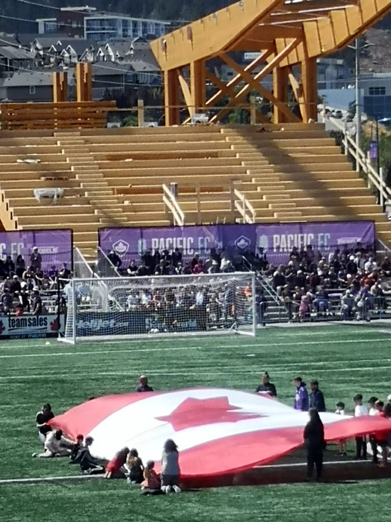 Canada Flag, Westhills Stadium, Pacific FC