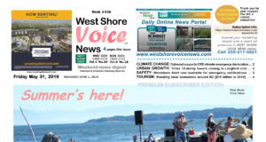 WSV – ‘Summer is Here’ – May 31, 2019 Issue West Shore Voice News, May 31, summer 2019