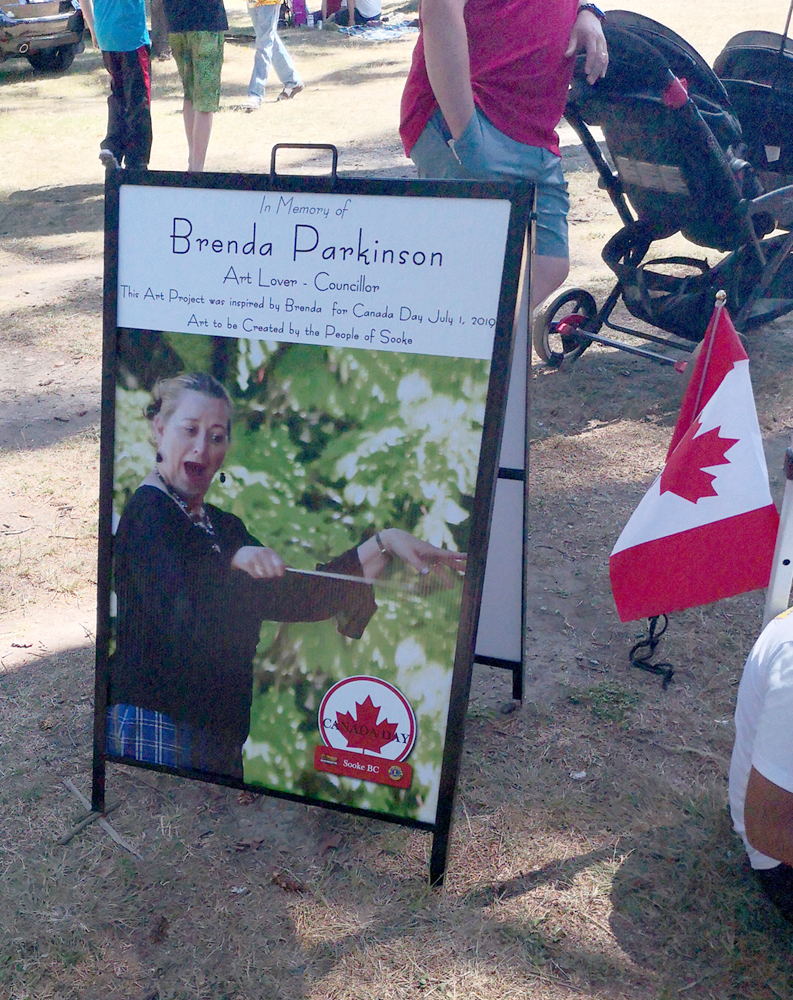 Brenda Parkinson, Canada Day Sooke