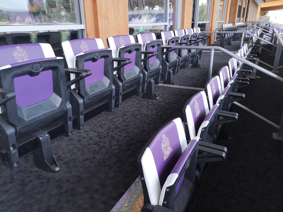 Guest seating, City of Langford, VIP box