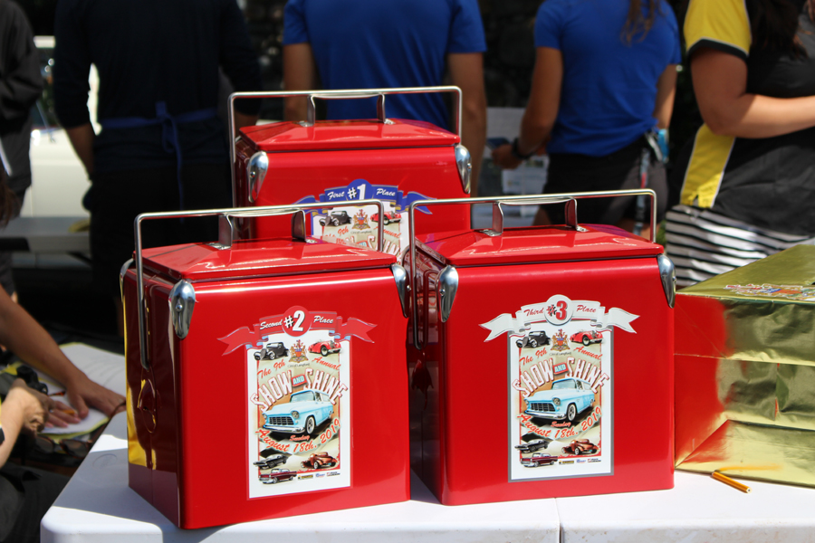 9th Annual Show & Shine, coolers, winners