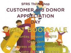 Appreciation for Sooke Family Resource Society Thrift Shop customers & donors Sooke Family Resource Society Thrift Shop Customer and Donor Appreciation Day