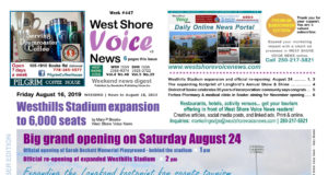 WSV Weekend Digest – August 16 to 18, 2019 Issue front page, August 16 WSV