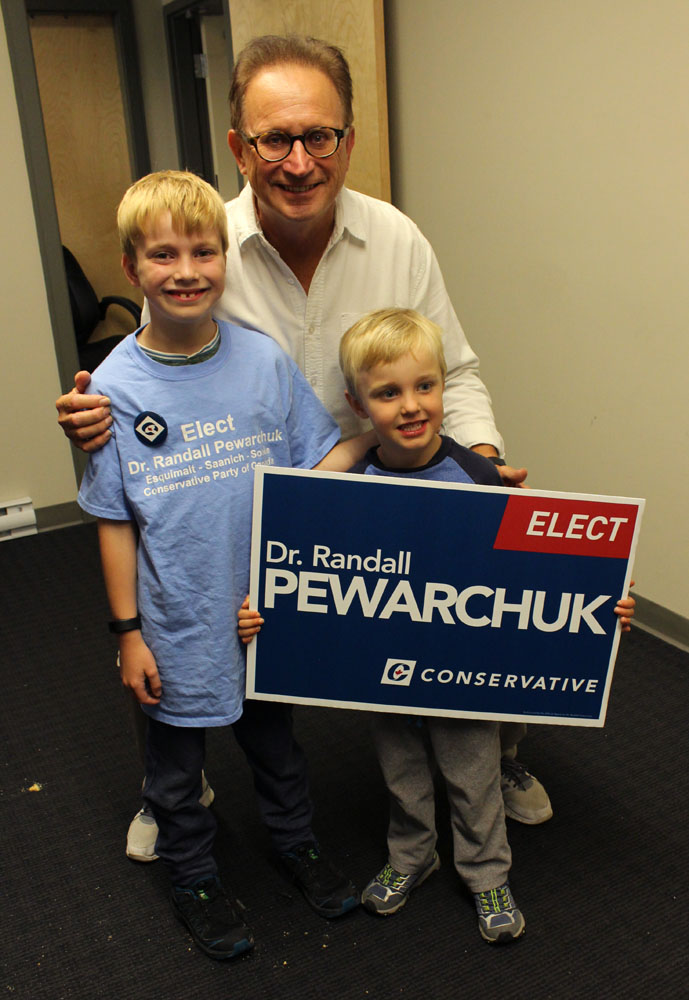 Randall Pewarchuk, Conservative candidate, Esquimalt-Saanich-Sooke