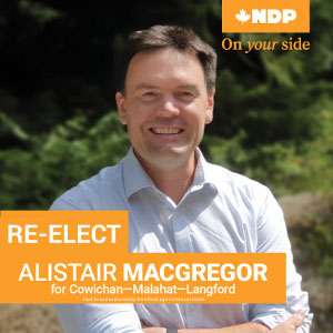 Alistair MacGregor, candidate, incumbent, 2019