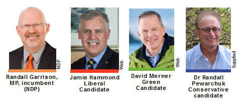 candidates Esquimalt-Saanich-Sooke