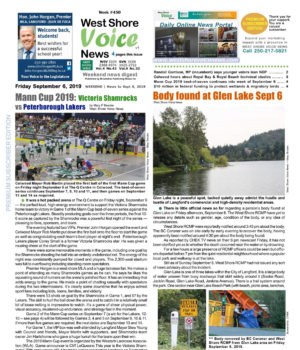 West Shore Voice News, September 6 issue, 2019