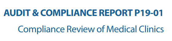 Compliance Review of Medical Clinics 