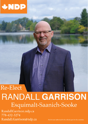 Randall Garrison, NDP, incumbent