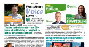 WSV Weekend Digest – October 4 to 7, 2019 Issue West Shore Voice News