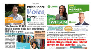 WSV Weekend Digest – September 27 to 29, 2019 Issue West Shore Voice News, cover, September 27 2019