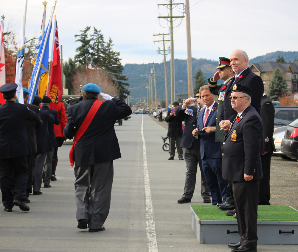 Langford Legion, Remembrance Day parade