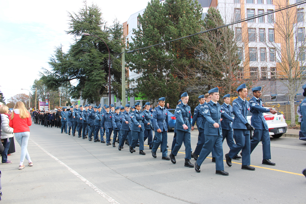 cadets, Remembrance Day, Langford Legion
