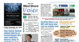 WSV Weekend Digest – November 22, 2019 Issue West Shore Voice News