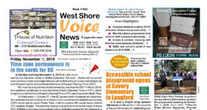 WSV Weekend Digest – November 1, 2019 Issue West Shore Voice News, November 2019